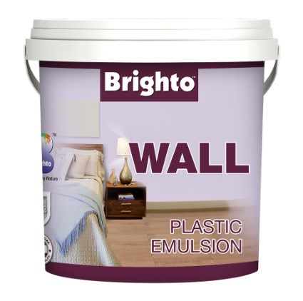 Brighto Plastic Emulsion Interior Wall Paint – Smooth Luxury Matt Finish Emulsion for Bedrooms, Living Rooms & Halls